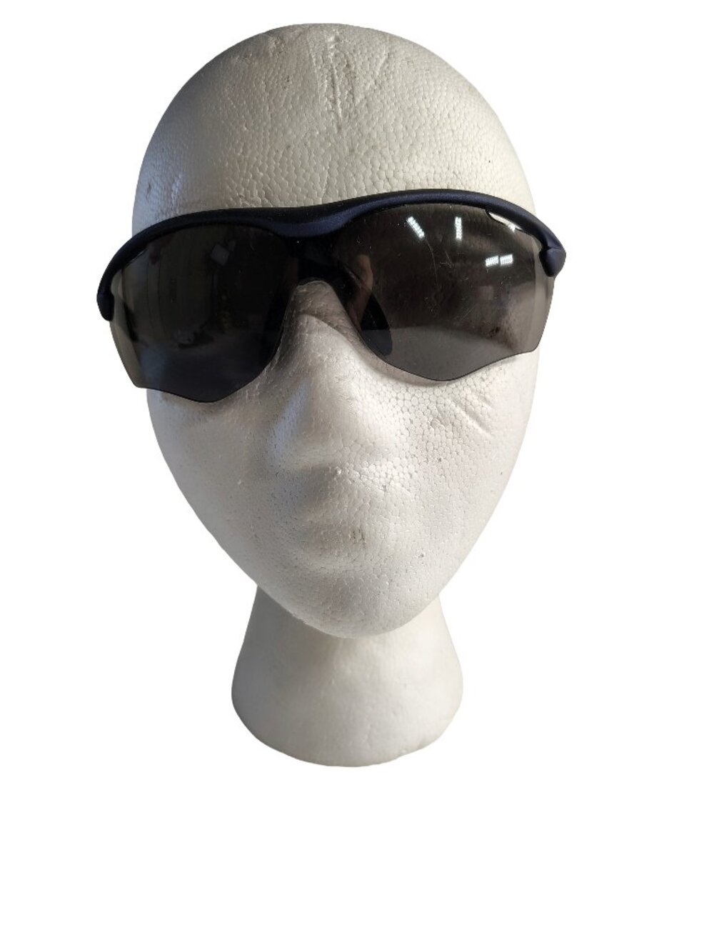 Men's Navy Blue Ironman Branded Athletic Visor Style Sunglasses